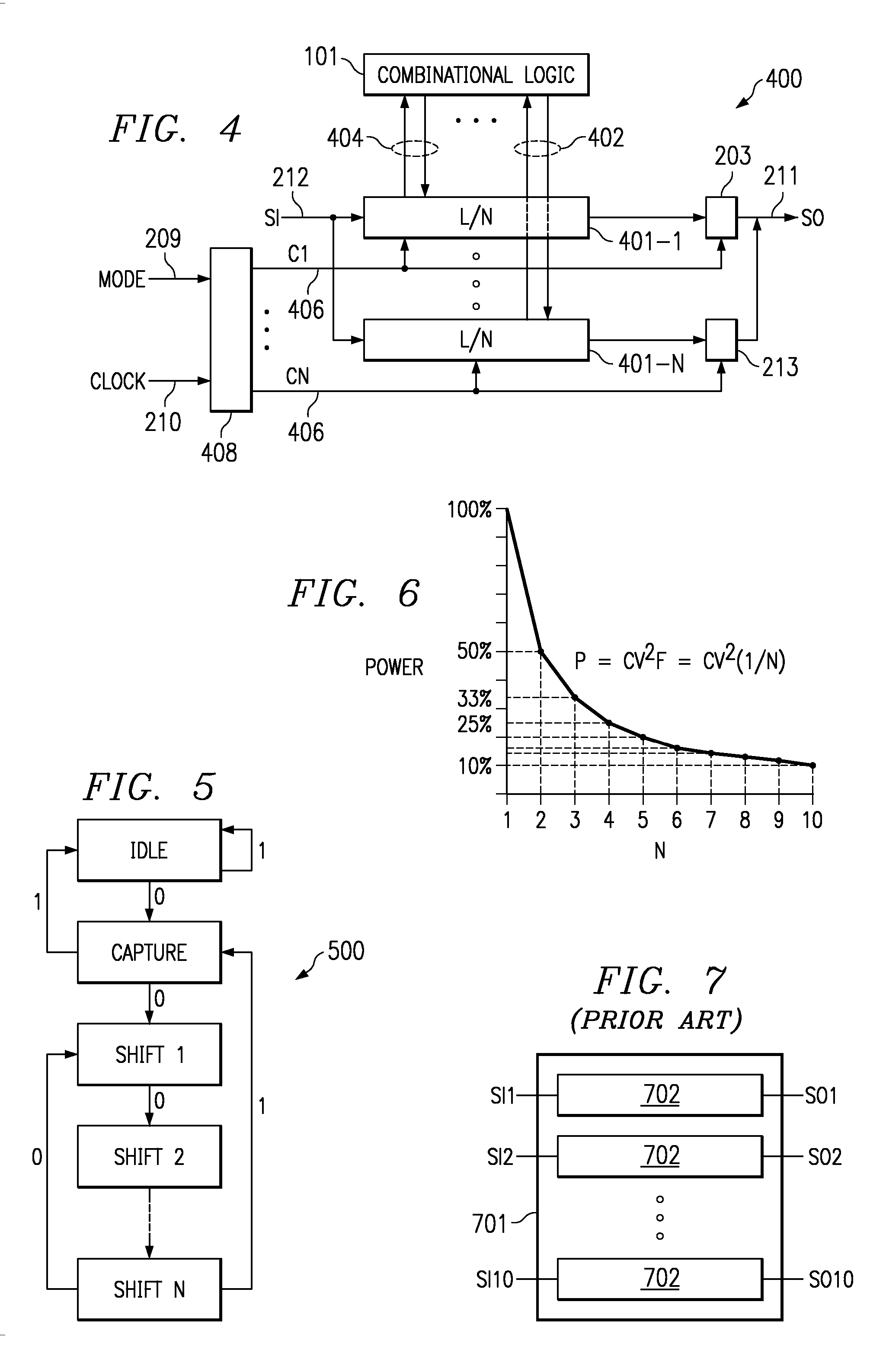 Low power testing of very large circuits