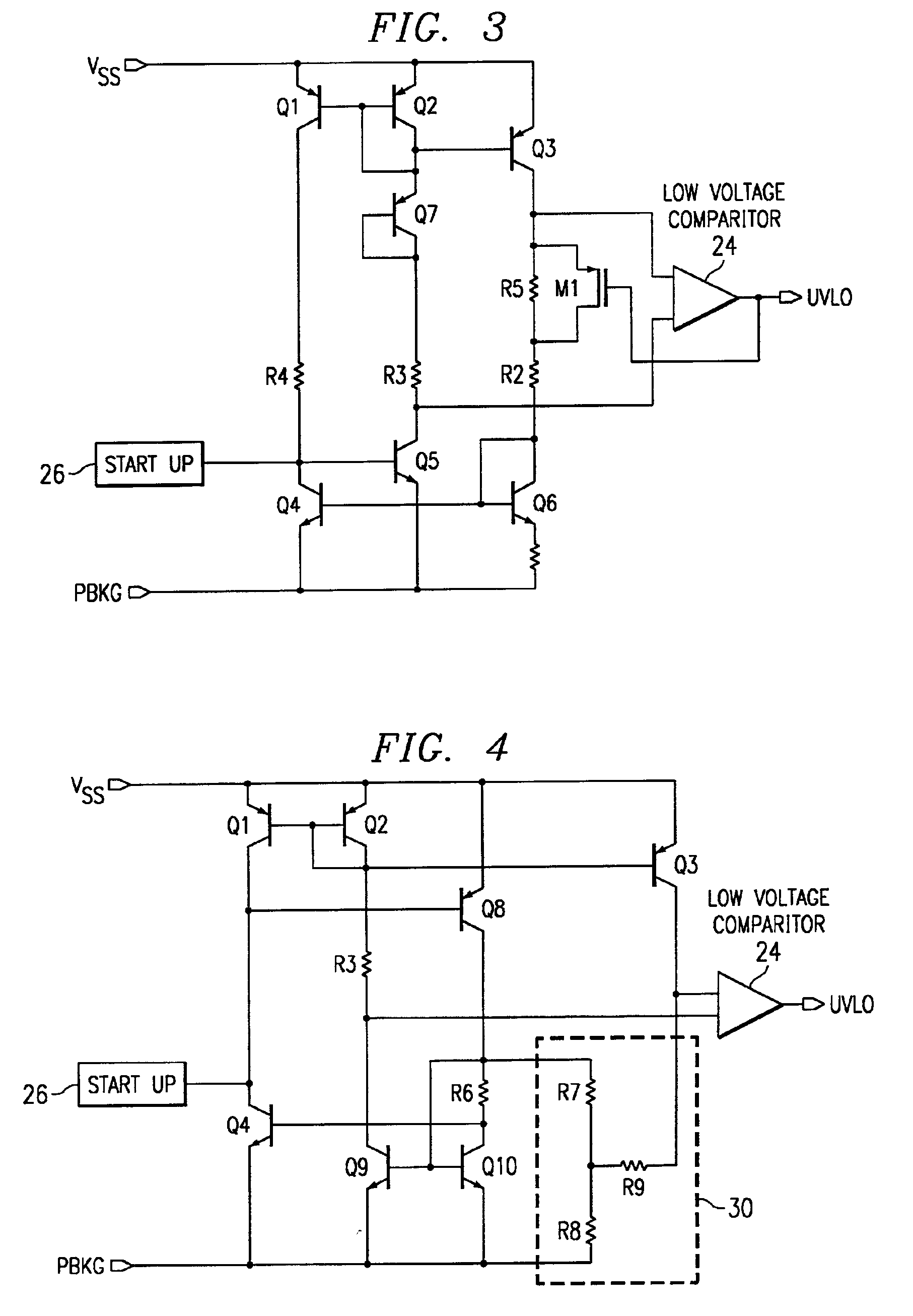 Supply independent low quiescent current undervoltage lockout circuit