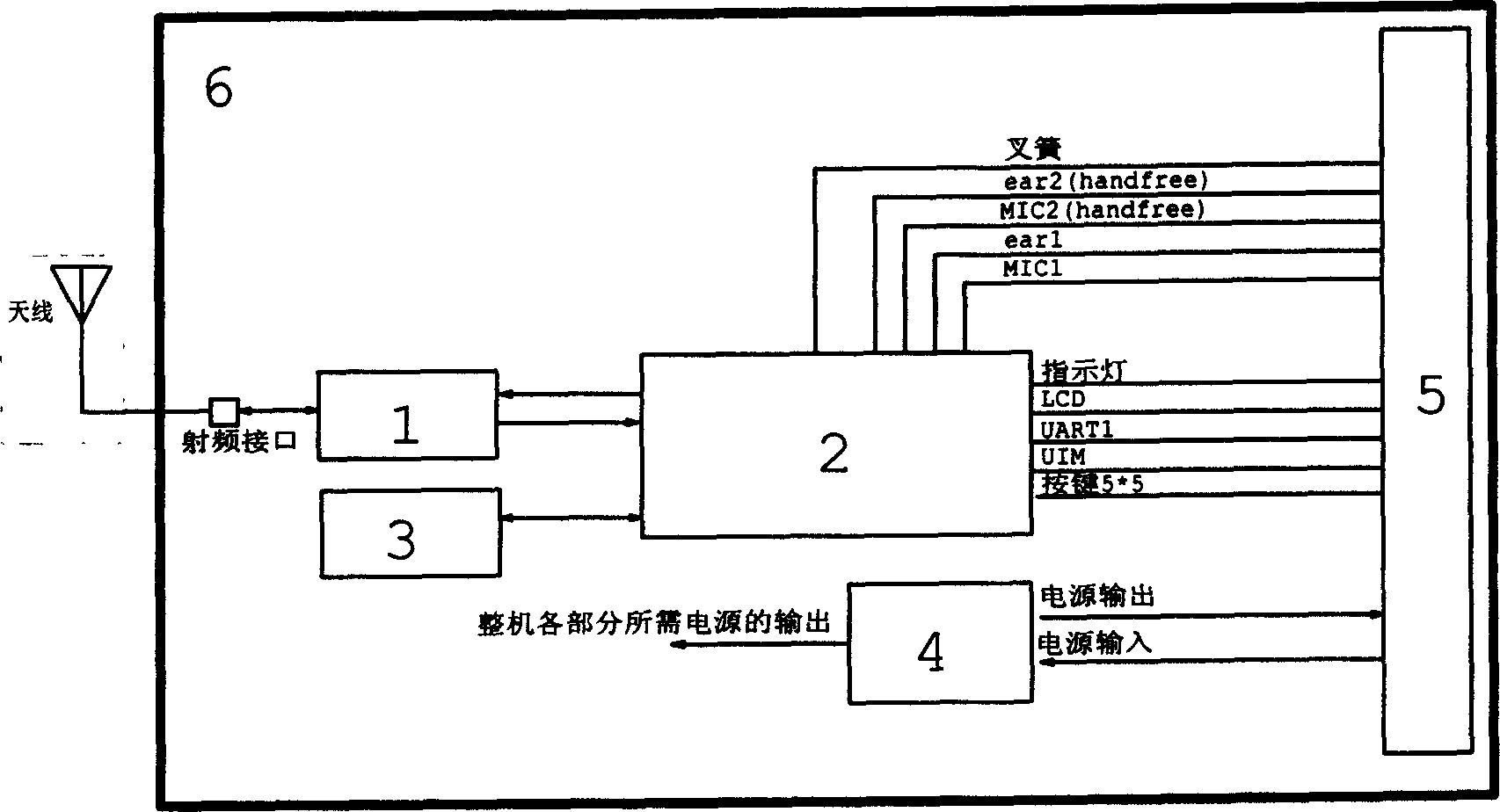 Wireless fixed telephone module and telephone set