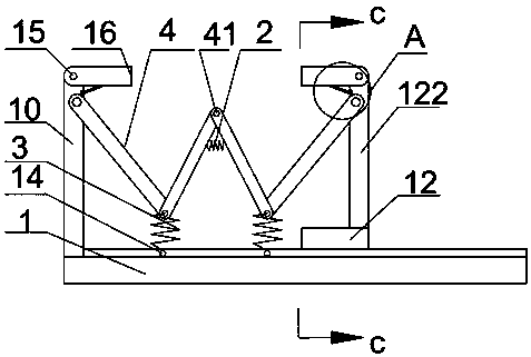 Foldable photovoltaic power generation bracket