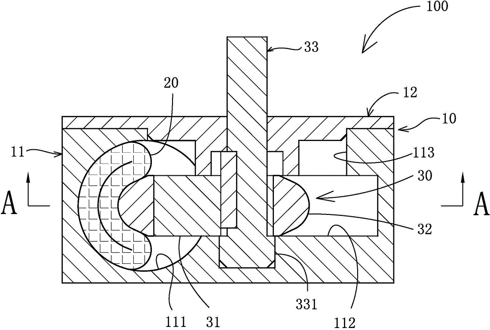 External pressing type flexible duct valve