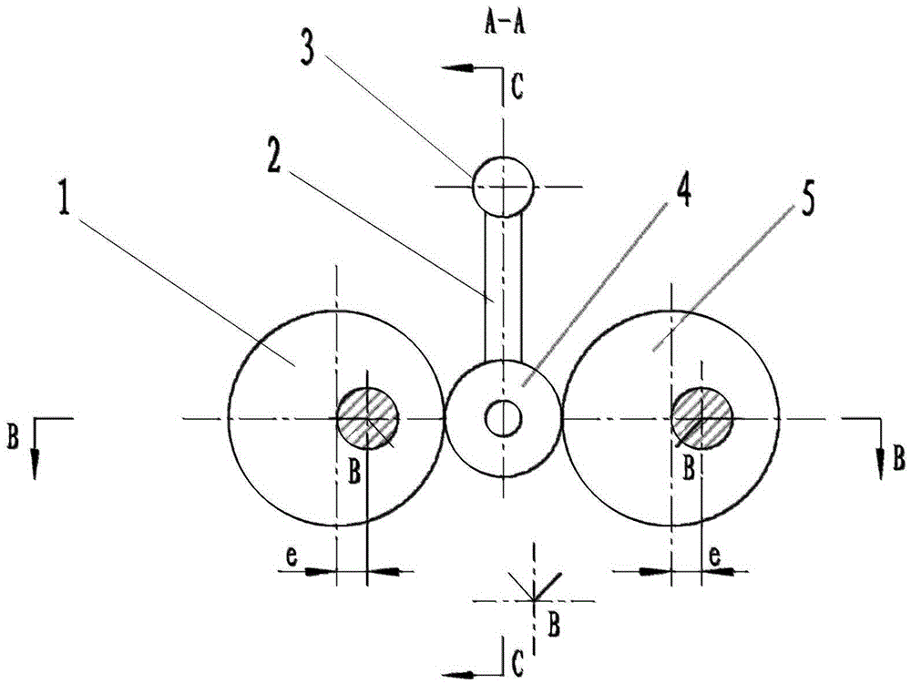 High-speed testing machine for joint bearings with single swing follower and double disc cam