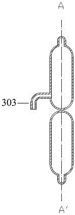 Integrated gas-liquid separator