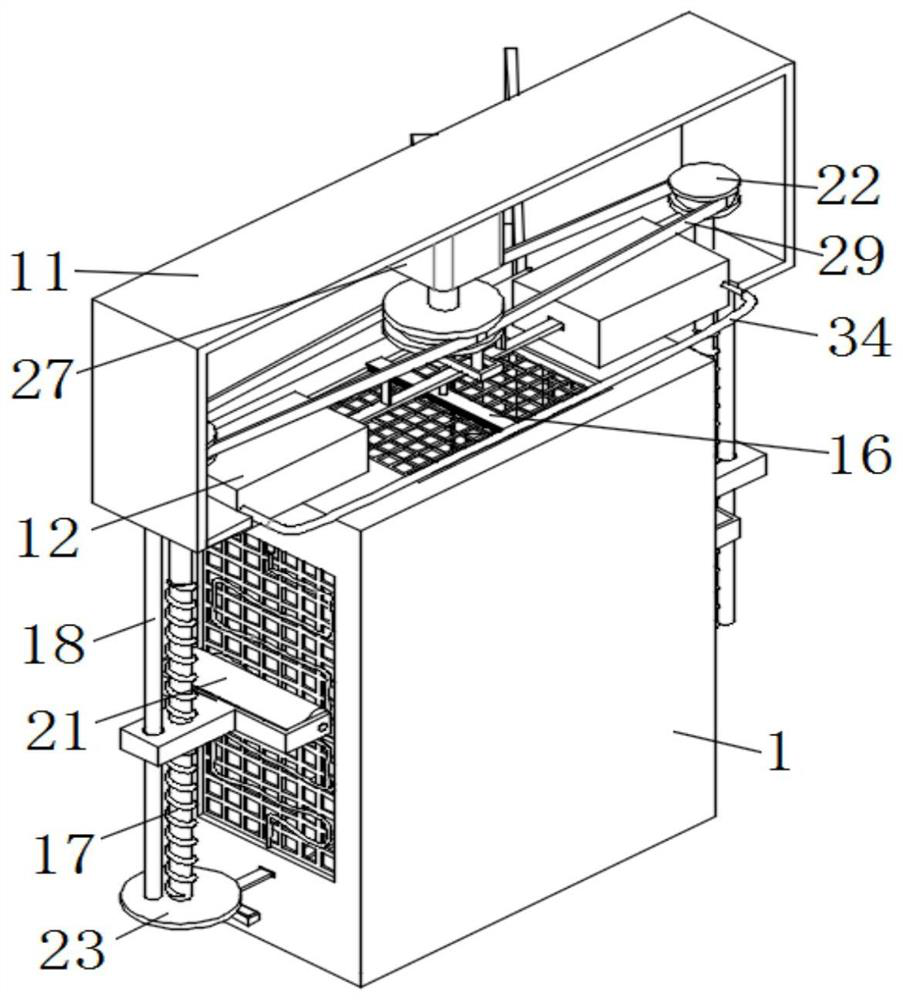 Heat dissipation type network cabinet based on Internet of Things