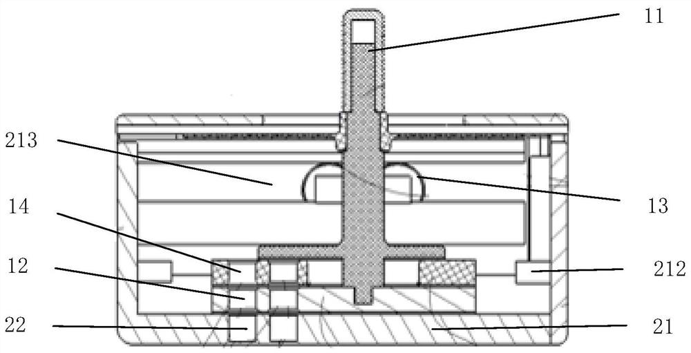 Horizontal pushing type gear shifting mechanism and system