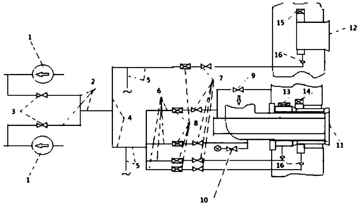 Low-temperature flue gas cooling system of shutdown combustor and parameter design method thereof