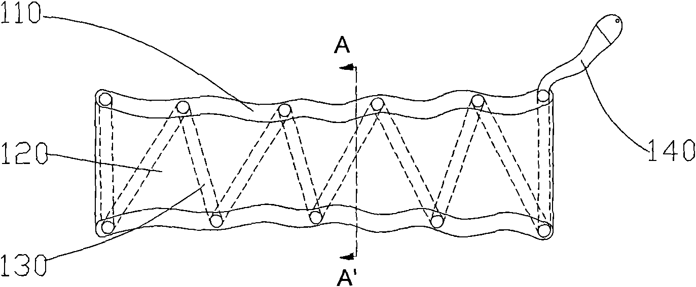 Medical stent type supporting balloon and water injection type covered stent