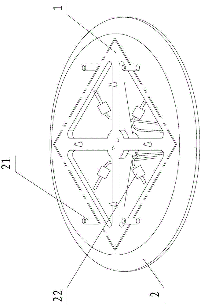 A chemical liquid recovery device suitable for square substrates