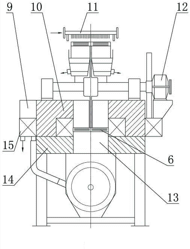 Water-cooled pulse-vibrating vertical ring high-gradient magnetic separator