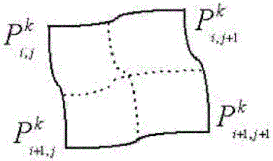 Image interpolation method and device based on bicubic Booleans and form