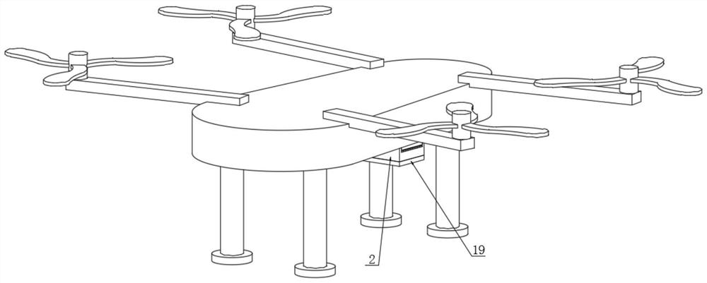 Unmanned aerial vehicle 5G antenna structure with high wind resistance and reliability