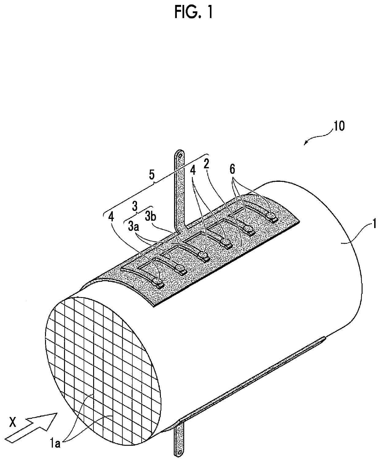 Electrically heated catalytic converter and method of manufacturing the same