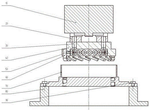 A processing method for flow channels between blades of an equal-section blade-type crowned integral impeller