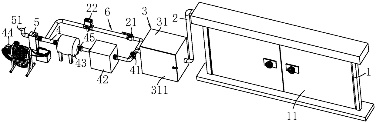 Civil air defense project ventilation system