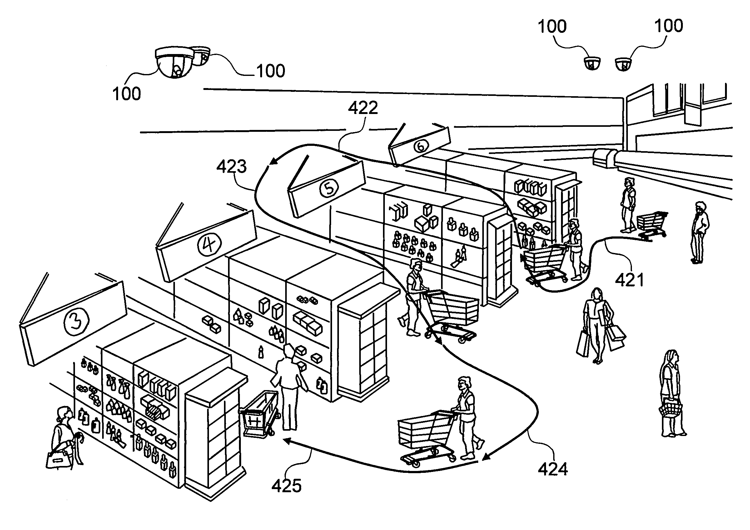 Method and system for efficient sampling of videos using spatiotemporal constraints for statistical behavior analysis