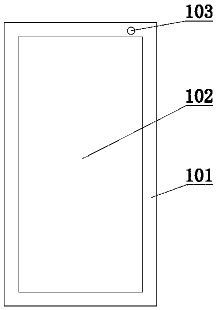 Mobile phone capable of displaying on double sides