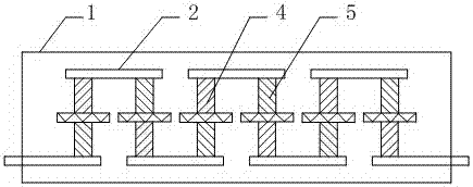 A multi-cascade thermoelectric device and its manufacturing method