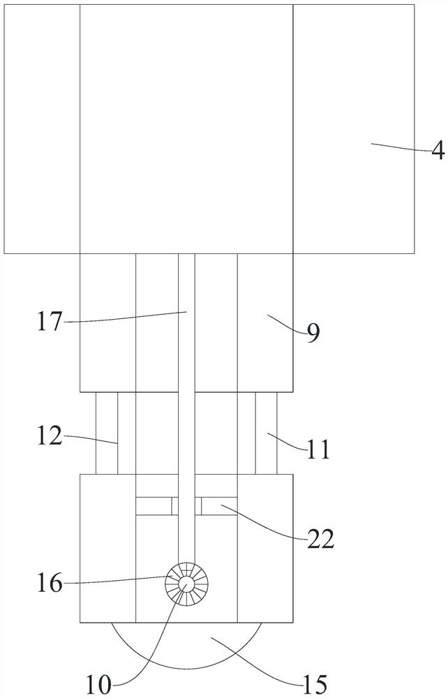 A modular lateral auxiliary installation frame for smart hospital buildings