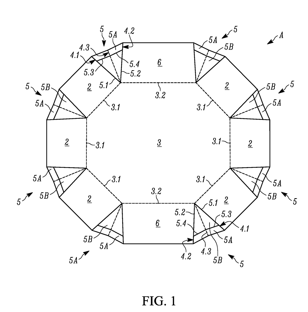 Self Folding Polygonal Impermeable Food Box And A Tool For Its Forming