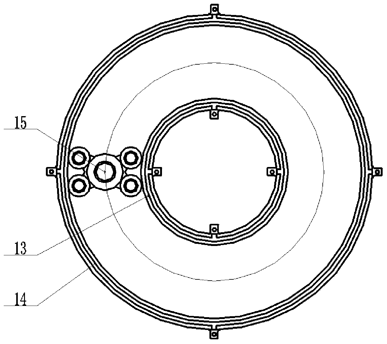 Rolling type collector ring