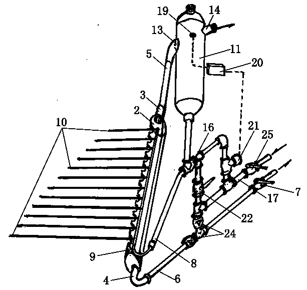 Vacuum pipe system integrated wall-mounted photovoltaic constant supply solar water heater