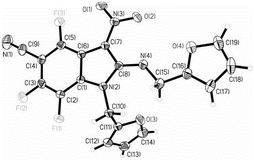 Fully-substituted 3-nitroindole compound as well as intermediate compound, preparation method and application of fully-substituted 3-nitroindole compound