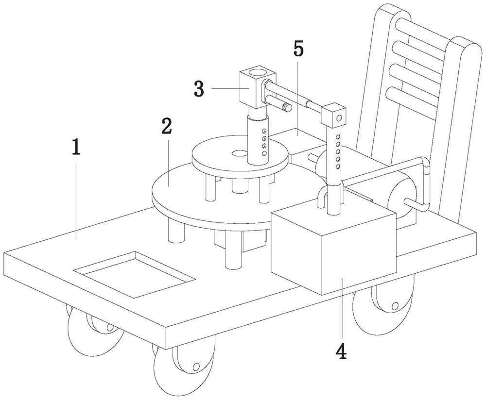 Movable cleaning equipment for treating accumulated water on concrete road