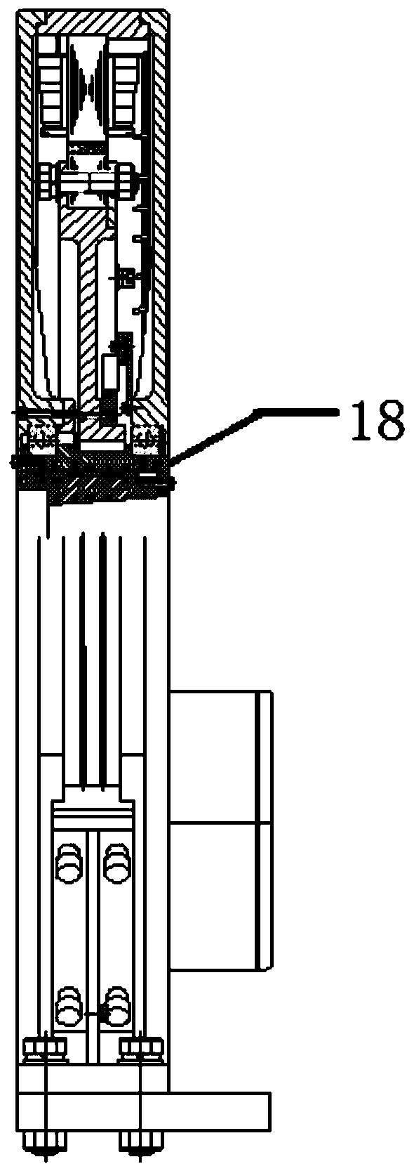 Pie-type motor transmission connection mechanism