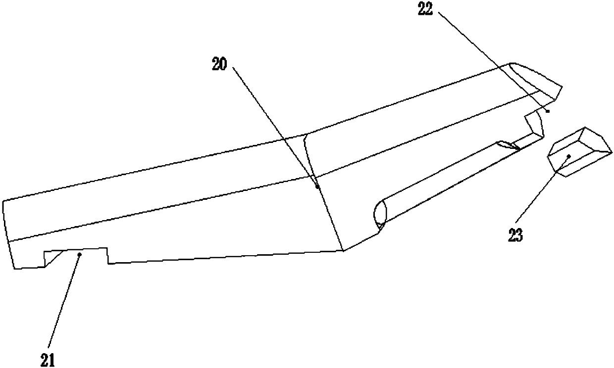 Chain pole type pit and trench digging operation device