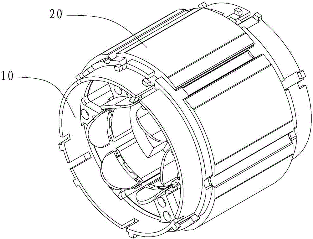 Compressor motor, motor stator and motor insulation skeleton of compressor motor