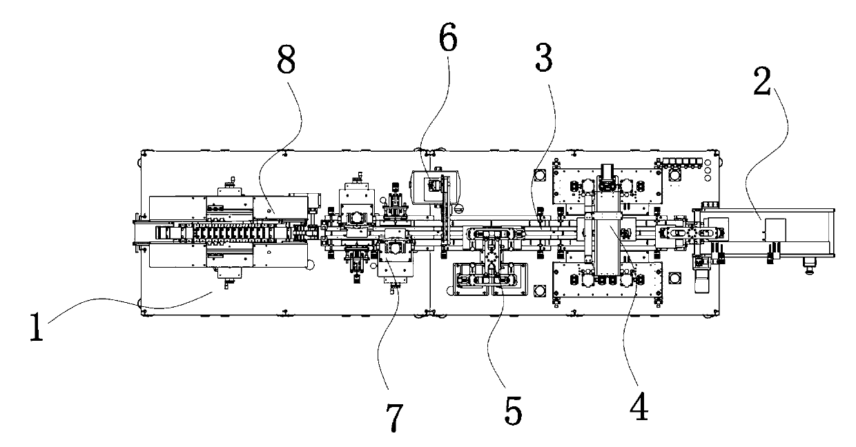 Automatic five-in-one lithium battery forming machine