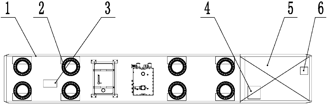 Box culvert transport vehicle and box culvert construction method