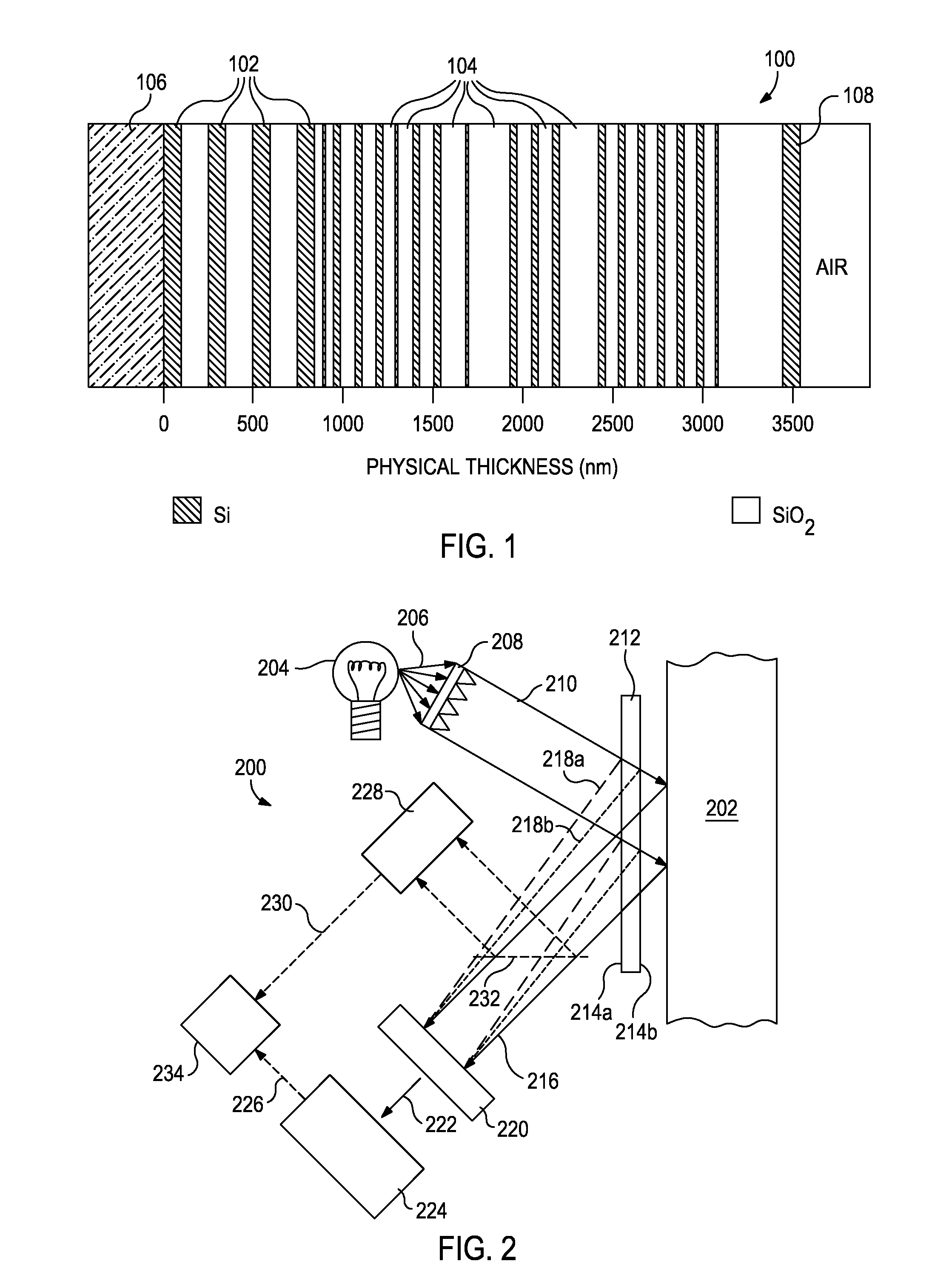 Imaging systems for optical computing devices