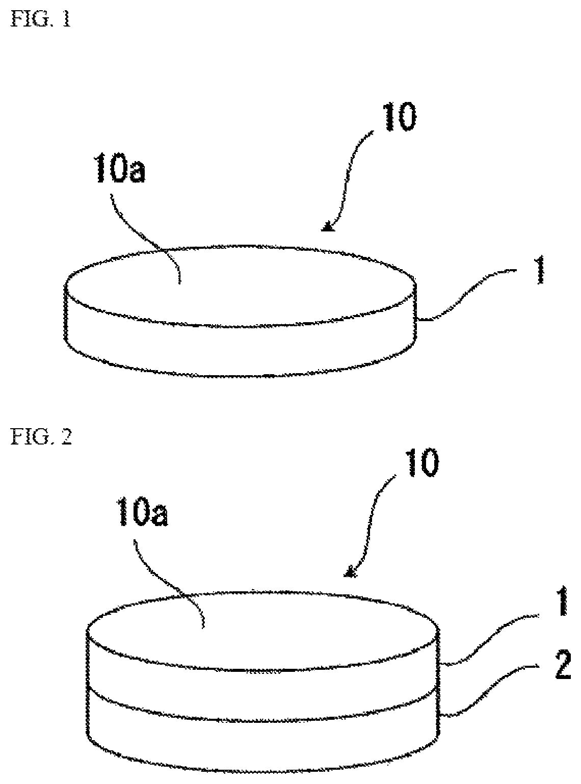 Oral mucosa application material and method for producing same therefor