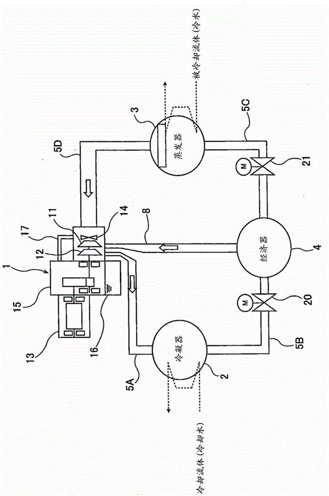 Evaporator of turbine refrigerator and turbine refrigerator having evaporator