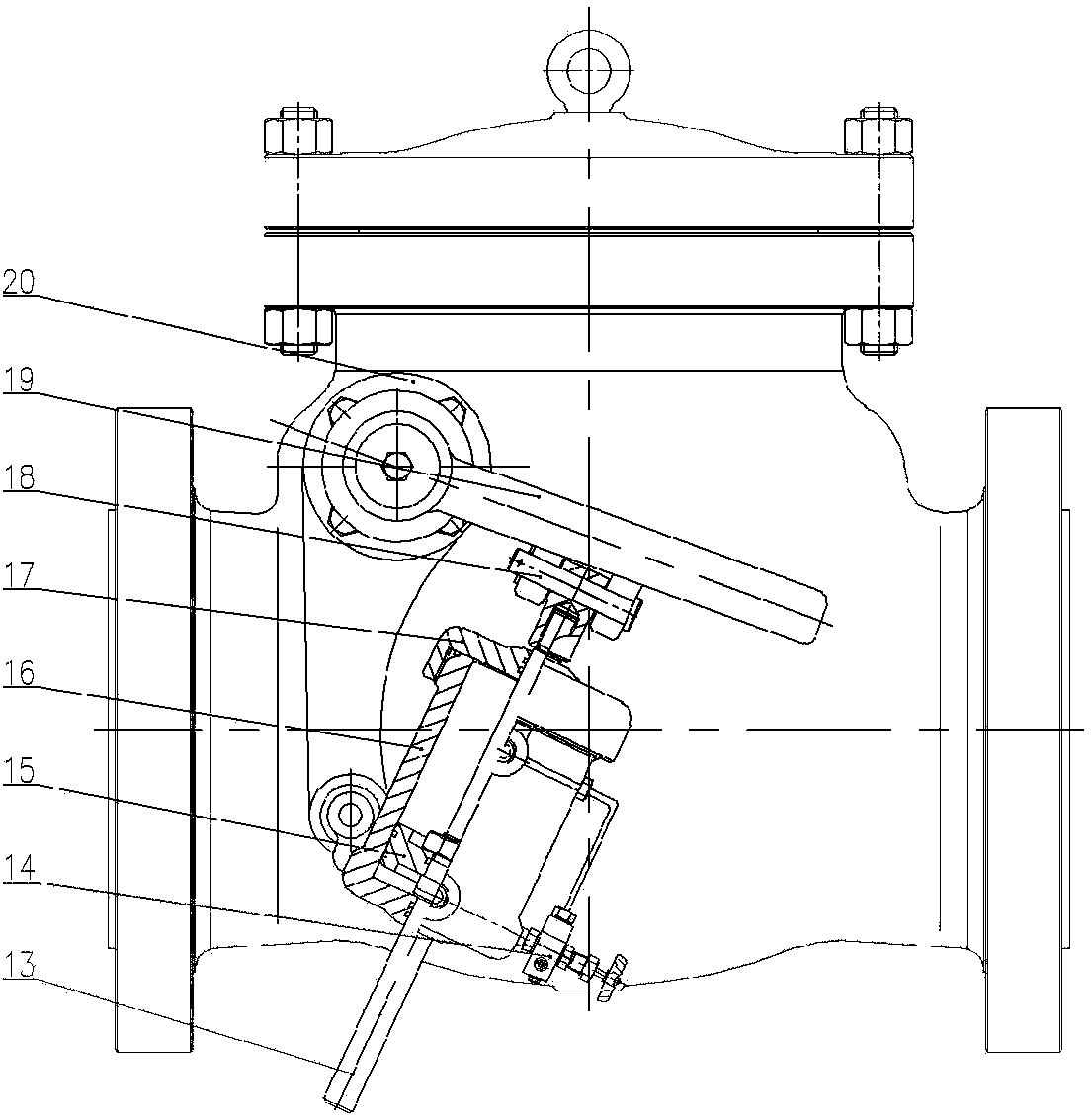 Energy-saving resistance-free check valve