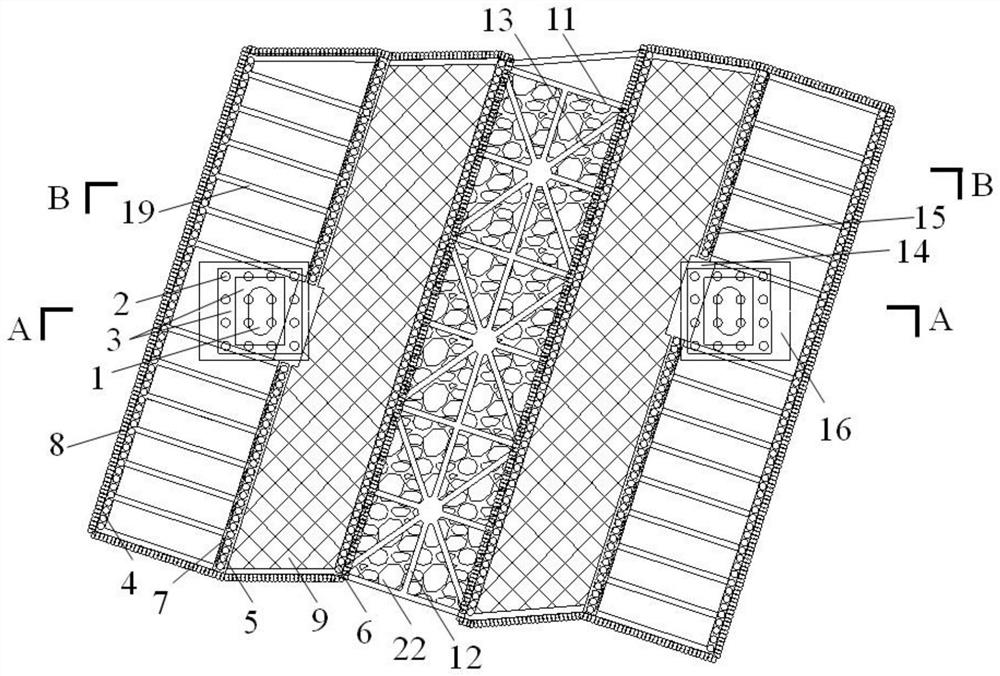 Frame reinforcing system and method for channel underneath passing high-speed rail pier pile foundation