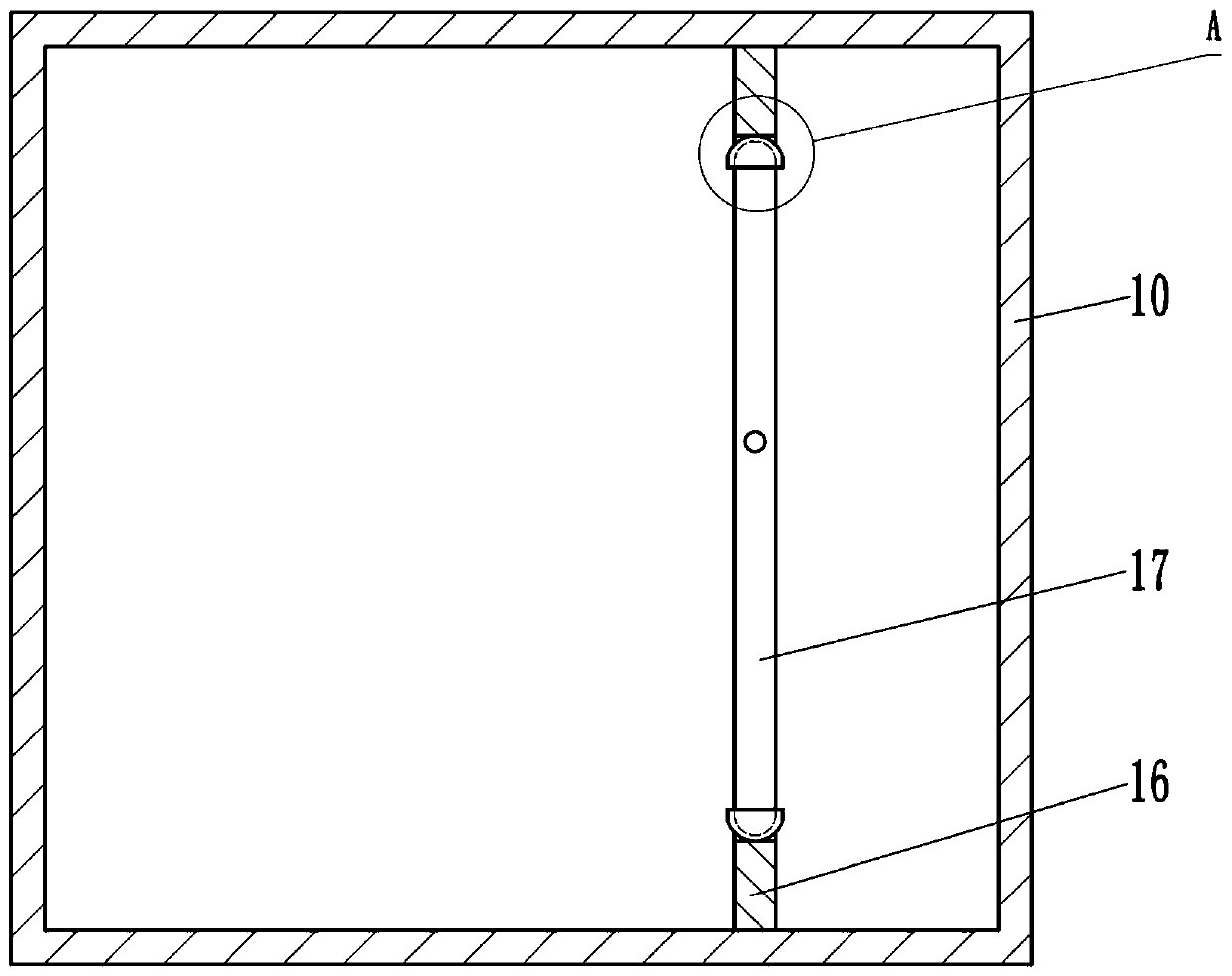 Low-cost high-nitrogen green storage airtight curtain