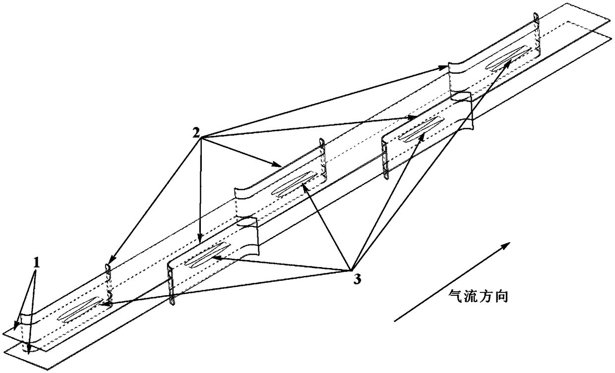 Forced convection device for fin type radiator