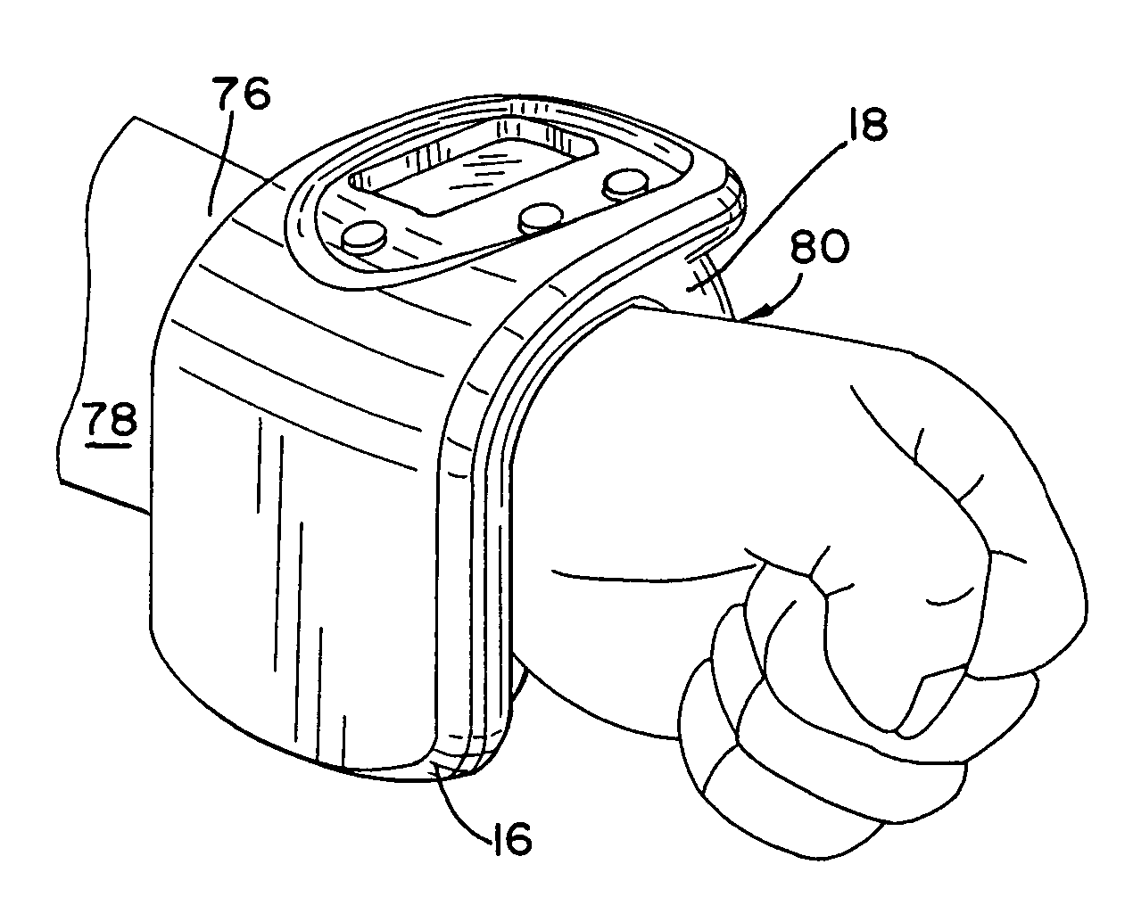 Wrist-mount blood pressure monitor