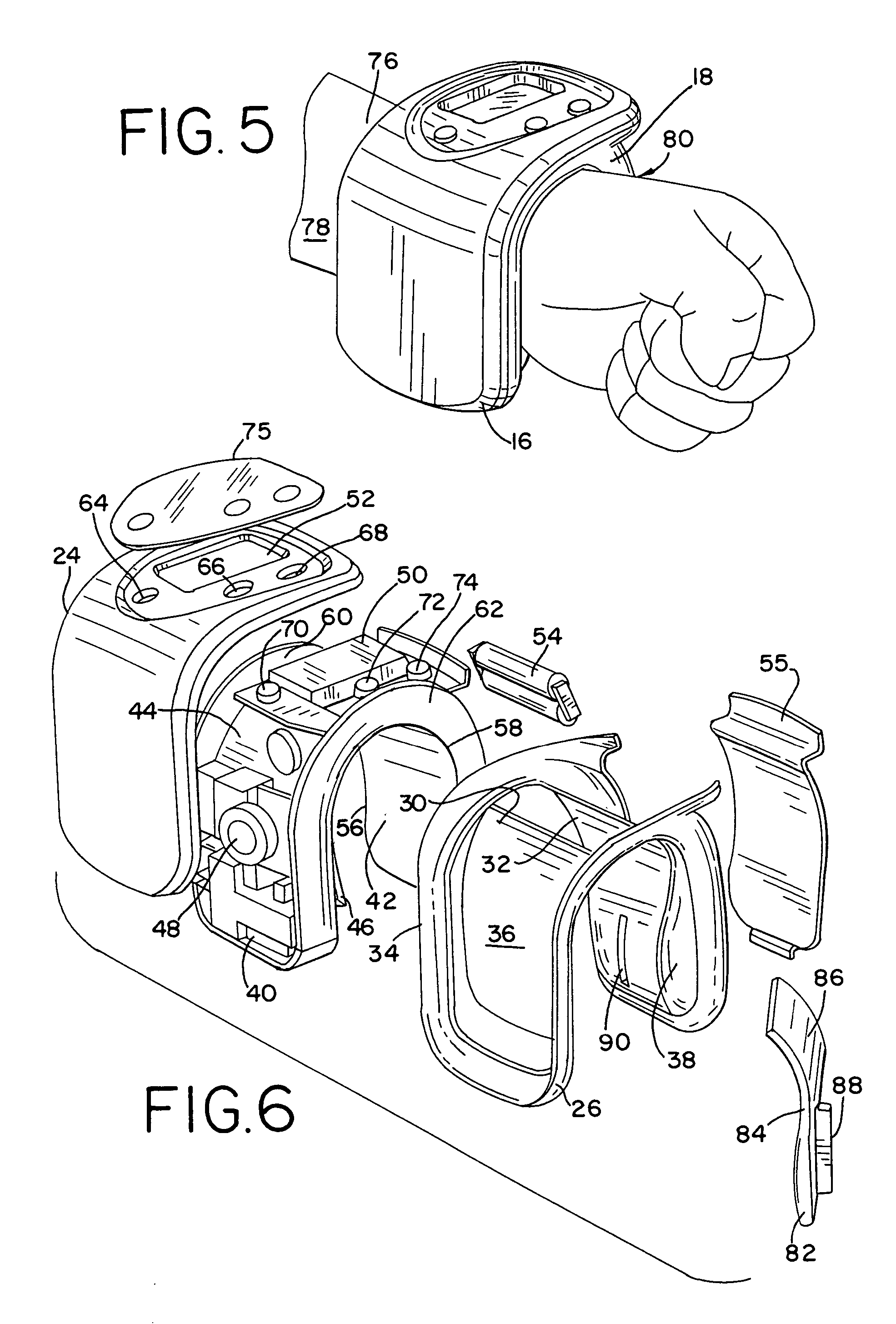 Wrist-mount blood pressure monitor