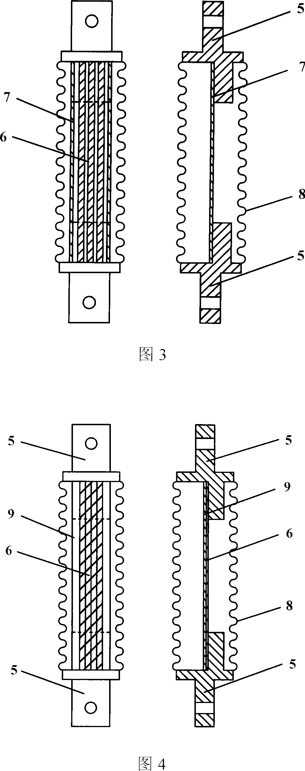 High-temperature superconductive lead wire