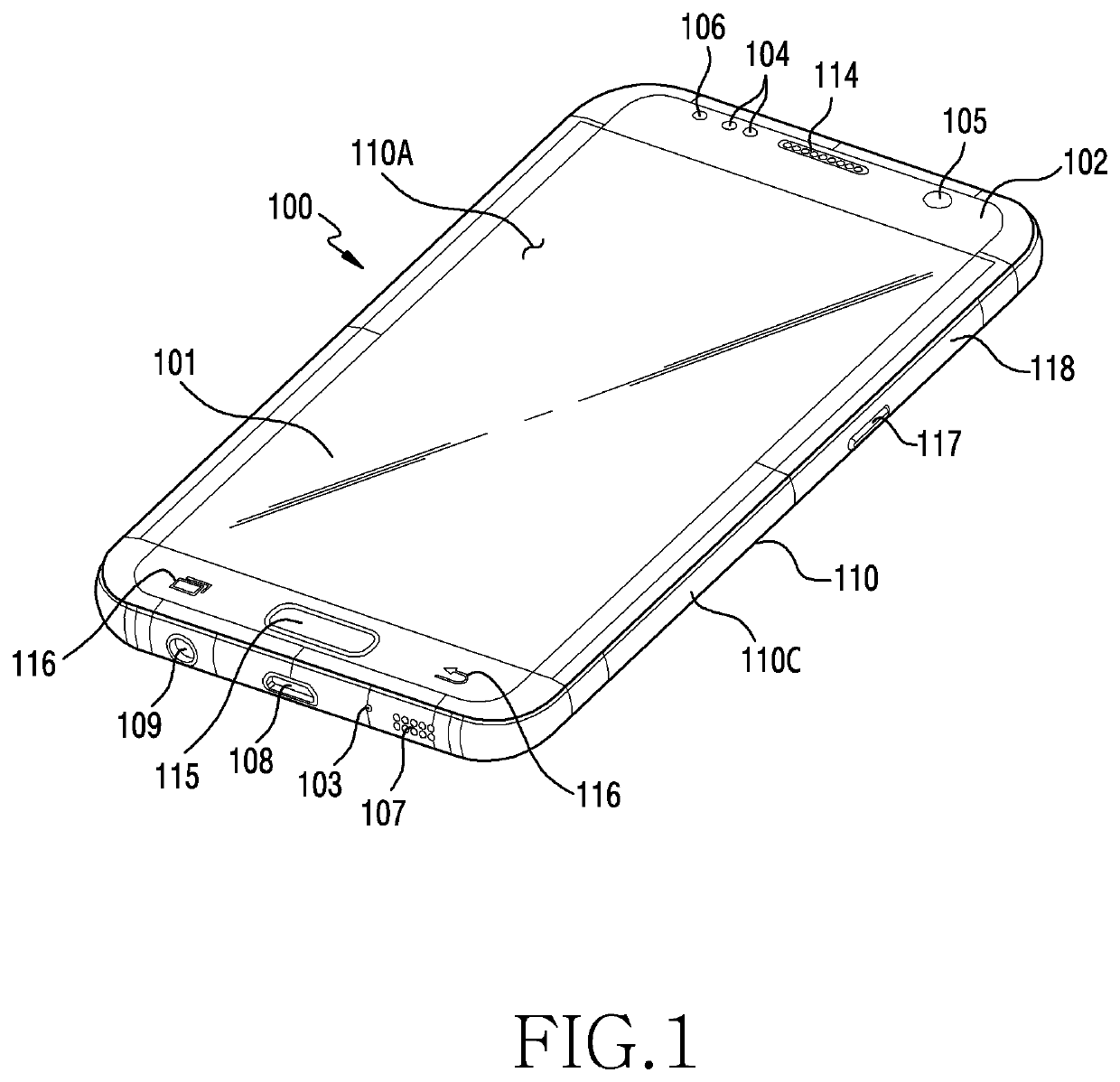 Electronic device with waterproof structure