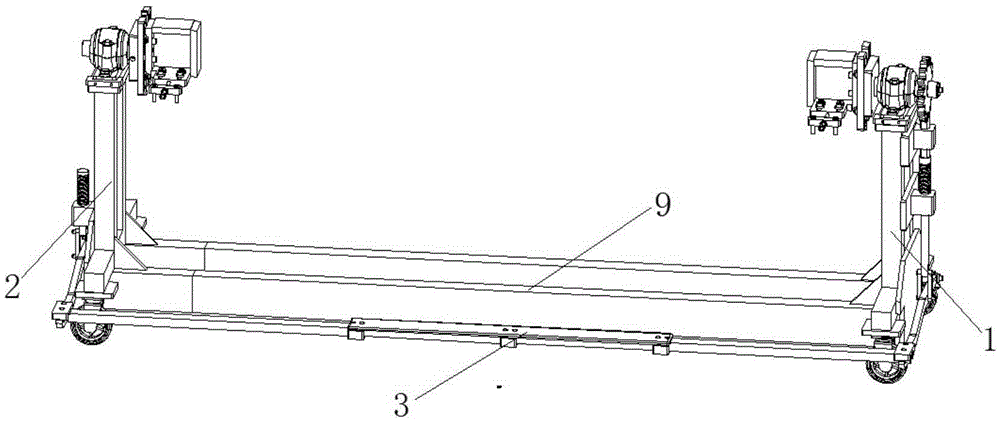 Welding fixture turnover bracket