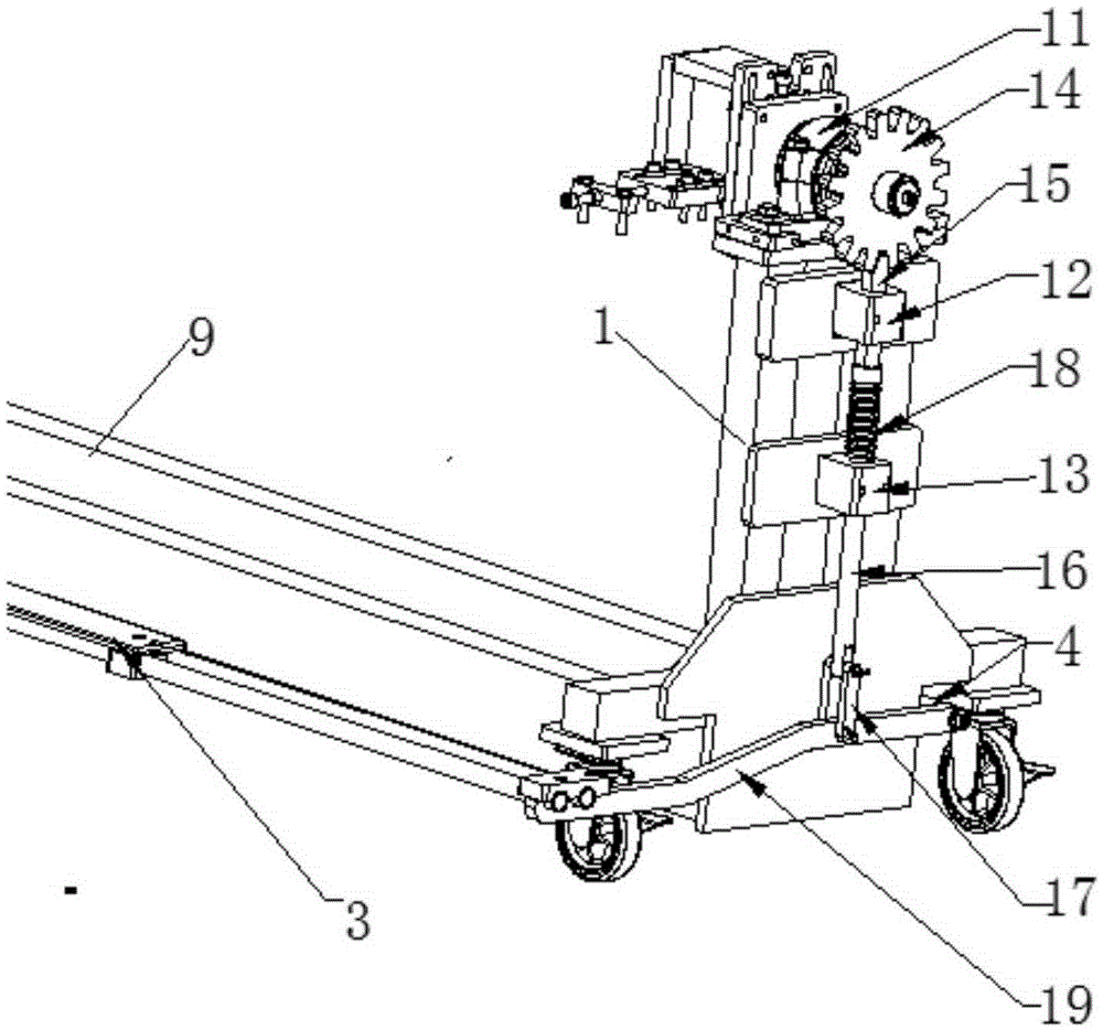 Welding fixture turnover bracket