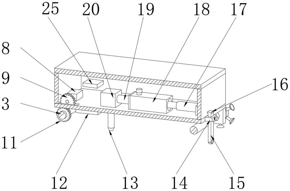 Glass roof automatic gluing intelligent trolley