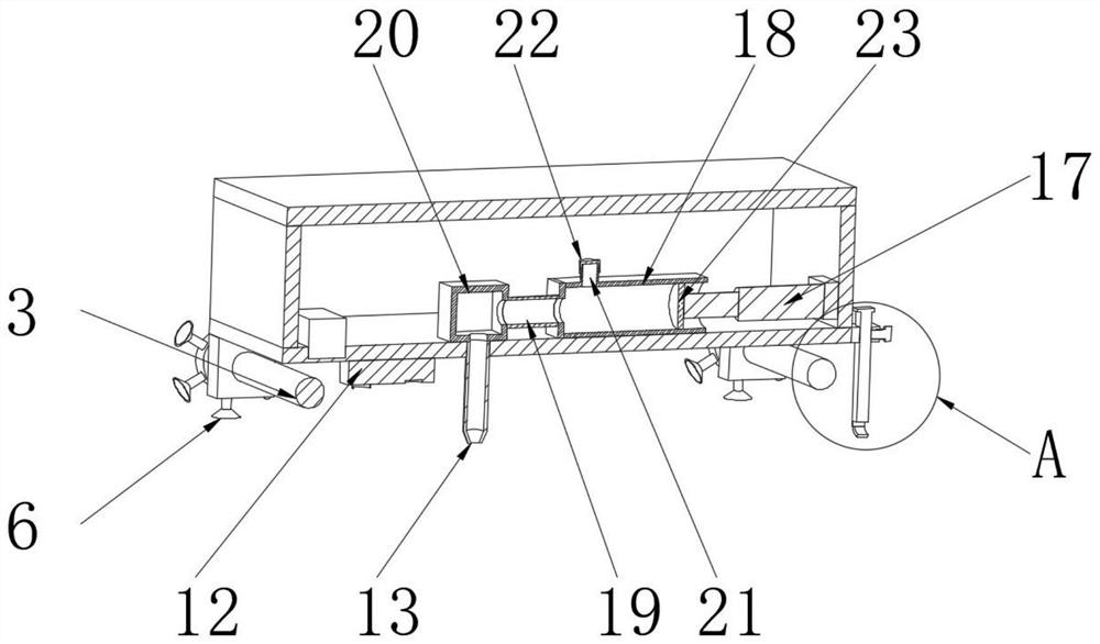 Glass roof automatic gluing intelligent trolley