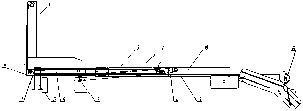 Swing arm device