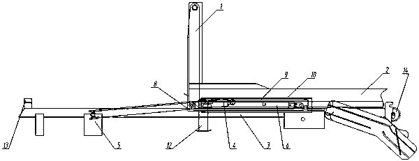 Swing arm device