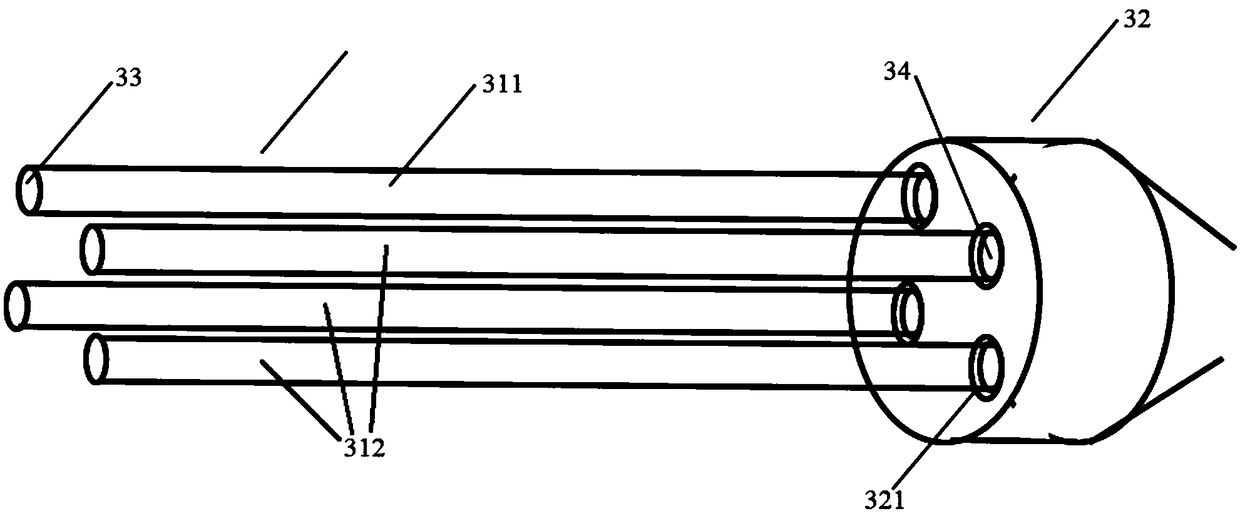 A compound-eye type ultramicro-invasive laparoscopic operation device